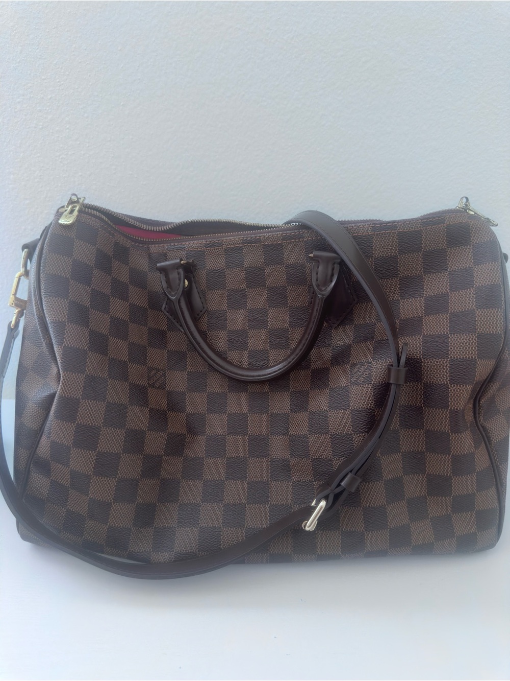 Louis Vuitton Damier Ebene Speedy Bandouliere 30